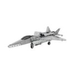 485PCS Fighter Intelligent Construction Set 3D Stainless Steel Model Kit DIY Gift Model Building Toy