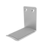 2 Mounting Ways Universal Headset Hanger Headphones Holder Hook for Home Studio Office – Silver