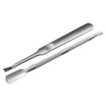 2PCS/Set Stainless Steel Double-ended Nail Pusher & Nail Cuticle Trimmer Set Dead Skin Callus Remover Trimmer Kit