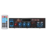 Mini Audio Power Amplifier BT Digital Audio Receiver AMP USB SD Slot MP3 Player FM Radio