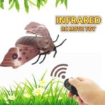 Remote Control Moth Toys Simulated Insect Toys Infrared Sensing Portable RC Toy for Kids Gift for Kids