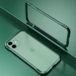 KAKUSIGA Le-Lock Series Sliding Buckle Metal Frame Phone Case for iPhone 11 6.1 inch – Green