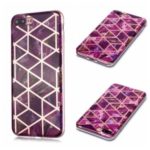 Marble Pattern Rose Gold Electroplating IMD TPU Case Shell for iPhone 8 Plus / 7 Plus – Rose