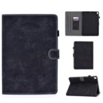 Imprint Elephant Card Slots Leather Stand Tablet Cover for iPad 10.2 (2019)/Air 10.5 inch (2019) – Black