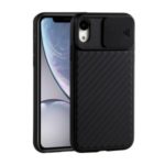Soft TPU Phone Cover with Removable Lens Protective Shield for iPhone X/XS 5.8 inch – Black