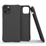 Matte TPU Mobile Phone Shell Covering for iPhone 11 Pro Max 6.5-inch – Black