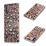 Marble Pattern Rose Gold Electroplating IMD TPU Case for Samsung Galaxy Note 10 Plus 5G / Note 10 Plus – Leopard Texture