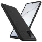 Jazz Series Twill Texture TPU Phone Casing for Samsung Galaxy A81/Note 10 Lite/M60S – Black