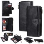 Multi-functional Retro Detachable Leather Wallet Case for Samsung Galaxy S20 Ultra – Black