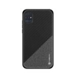 PINWUYO Honor Series PU Leather Coated PC + TPU Hybrid Case for Samsung Galaxy A51 – Black