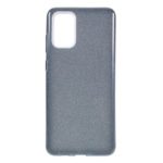 3-in-1 Glittery Powder Paper TPU + PC Hybrid Phone Case for Samsung Galaxy S20 Plus – Grey