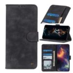 Magnetic Leather Wallet Protective Shell Cover for Samsung Galaxy S20 Plus – Black