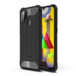 Armor Guard Plastic + TPU Hybrid Case Protection Shell for Samsung Galaxy M31 – Black