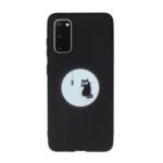 Pattern Printing Frosted TPU Back Case for Samsung Galaxy S20 – Cat and Fish