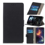 PU Leather Wallet Stand Phone Cover for Sony Xperia 1 II – Black