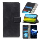 Crocodile Texture Leather Wallet Case for LG V60 ThinQ 5G – Black