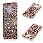 Marble Pattern Rose Gold Electroplating IMD TPU Back Case for Huawei Mate 30 – Leopard Texture