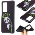 Pattern Printing Embossed TPU Back Case for Huawei P40 Pro – Panda Pattern