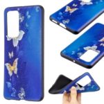 Pattern Printing Embossed TPU Phone Cover Case for Huawei P40 – Butterfly