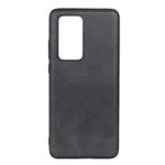 Matte PU Leather Skin Plastic +TPU Combo Cover for Huawei P40 Pro – Black
