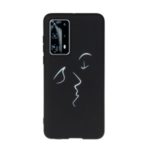 Pattern Printing Matte TPU Case for Huawei P40 Pro – Abstract Face