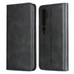 Auto-absorbed Leather Wallet Case for Xiaomi Mi CC9 Pro – Black
