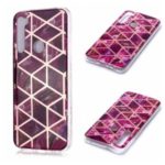 Marble Pattern Rose Gold Electroplating IMD TPU Shell Case for Xiaomi Redmi Note 8 – Rose