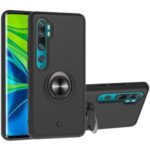 Detachable 2-in-1 Finger Ring Kickstand PC + TPU Hybrid Cover for Xiaomi Mi CC9 Pro/Note 10/Note 10 Pro – Black