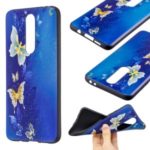 Pattern Printing Embossed TPU Case for Xiaomi Redmi K30 – Butterfly Pattern