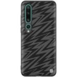NILLKIN Twinkle Case PU Leather + PC + TPU Hybrid Mobile Cover for Xiaomi Mi 10 – Black / Grey