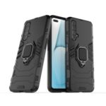 Cool Guard PC + TPU Hybrid Case with Kickstand for Realme X50 5G – Black