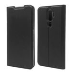 Magnetic Closure Leather with Card Holder Case for OPPO A5 (2020) – Black