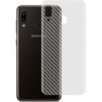 IMAK Carbon Fiber Texture Soft PVC Back Protector for Samsung Galaxy A40