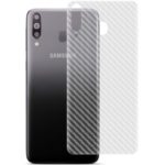 IMAK Carbon Fiber Texture Soft PVC Back Protector for Samsung Galaxy M30/A40s