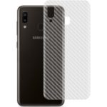 IMAK Carbon Fiber Texture Anti-scratch Cell Phone Protective Back Film for Samsung Galaxy A20e