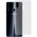 IMAK Carbon Fiber Texture Anti-scratch Mobile Phone Back Protector for Samsung Galaxy A20s