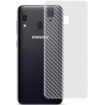 IMAK Carbon Fiber Texture Anti-scratch Cell Phone Back Protector for Samsung Galaxy A30