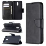 PU Leather with Wallet Stand Phone Case for Nokia 2.3 – Black