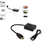 HDMI to VGA Adapter HDMI Converter with Audio Male Female Connector
