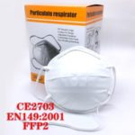 20Pcs/Box [CE Certified] FFP2 Face Masks Cup Type Protective Headwear Mask – White