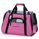 QS-006 Quality Soft-Sided Carrier Dog Carrier Bag Cat Carrier Pet Carrier Tote Bag Handbag – Pink