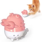 Dog Cat Pet Crayfish Toy Gnawing Tooth Ceaner – Pink