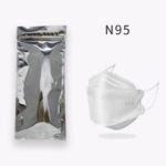 5Pcs N95 Mask 4-Layer Particulate Antiviral Mask Anti-virus Mask Medical Surgical Respirator Mask Soft Breathable Mask for Men and Women