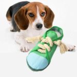 Durable Pets Sound Squeaky Toy Creative Shoes Shape Training Chewing Toy Dog Cat Pet Supply – Green