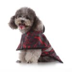 Fashion Pet Dog Raincoat Waterproof Dog Rain Jacket with Hood [Medium] – Red/XL