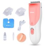 Enssu ES520 Electric Hair Clipper Hair Cutter USB Charging Cutter Waterproof Low Noise Tool for Baby Kid Children – Pink