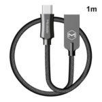 MCDODO MDD Reversible Type-C Data Sync Cable QC3.0 Fast Charging Nylon Cord 1m – Black