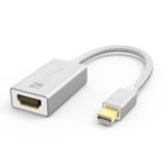 IVANKY DP03 Mini DisplayPort Male to HDMI Female Adapter Nylon Braided Cable 0.2m