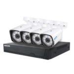 ESCAM PVR604 Security System 4CH POE NVR Kit with 4 x 2.0MP Outdoor IP Cameras – EU Plug