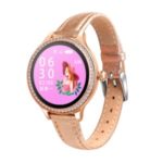 M8 Women’s Smart Watch Bluetooth Waterproof Smart Wristband Bracelet Support Blood Pressure Heart Rate Monitor – Rose Gold